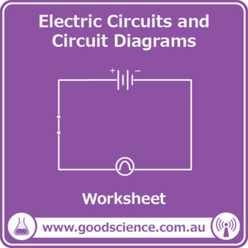 Preview of Electric Circuits and Circuit Diagrams [Worksheet]