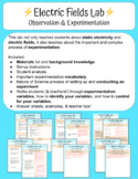 Electric Fields & Static Electricity Lab: Observation & Ex