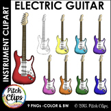 Electric Guitar Clipart (Clip Art) - Rock n Roll Rock Star