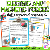 Electric & Magnetic Forces NGSS 3-PS2-3 Science Differenti