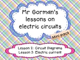 Electric circuit diagrams and Electric current