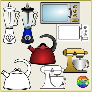 Electrical Appliances Clipart (Electronics, Gadgets, Home) by The Cher Room