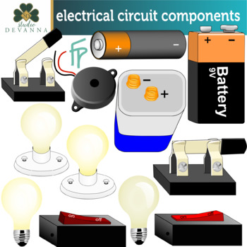 clipart electric circuit