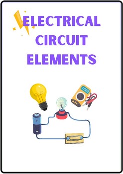 Preview of Electrical Circuit Elements 2- Drawing Circuit Diagram Worksheet