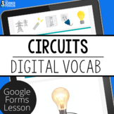 Electrical Circuits Digital Vocabulary | current, open cir