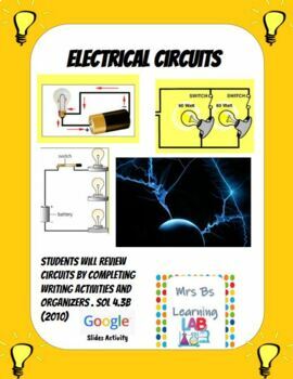 Preview of Electrical Circuits | Distance Learning Science Writing | 4th-5th Grade SOLs 
