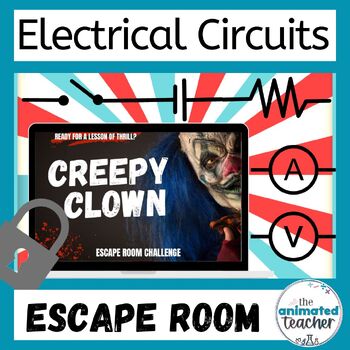 Preview of Electrical Circuits Escape Room Halloween Theme