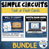 Electric Circuits Task Card BUNDLE - Print, Digital, & Boom Cards