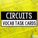 Electrical Circuits and Electricity Science Vocabulary Tas