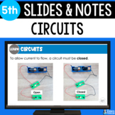 Electrical Circuits and Electricity Google Slides & Notes 
