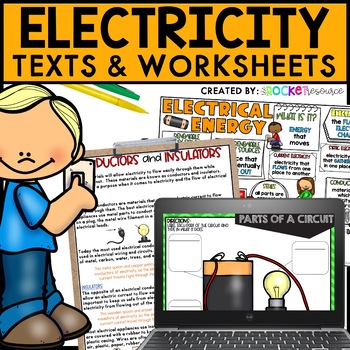 Preview of Electrical Energy | Electricity and Circuits | Forms of Energy Worksheets