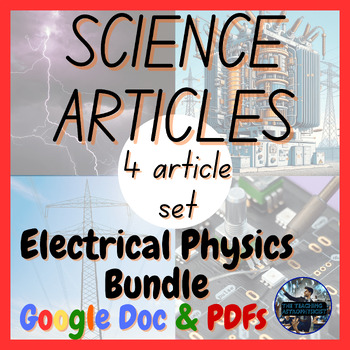 Preview of Electrical Physics Bundle | 4 Articles Set Physics (Google Version)