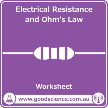Preview of Electrical Resistance and Ohm's Law [Worksheet]