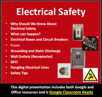 Preview of Electrical Safety in the Home - Google Slides and PowerPoint Lesson