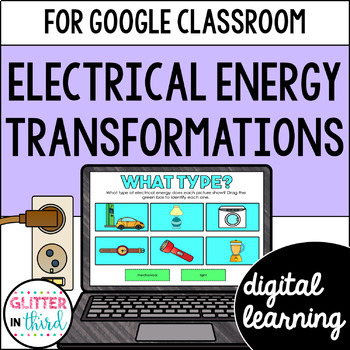 Preview of Electrical energy transformations activities for Google Classroom