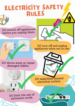 Electrical safety rules - DOs by YouLearn with YouLearn | TpT