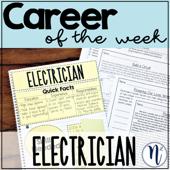 Preview of Electrician Career Study - Career of the Week