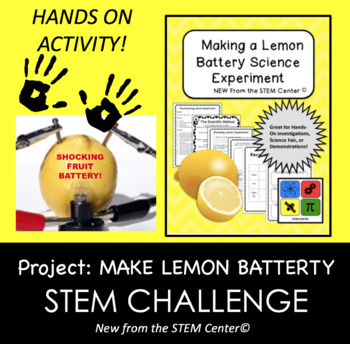Preview of Electricity STEM Laboratory Experiment: MAKE A BATTERY - Long Distance Friendly