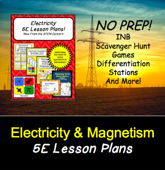 Preview of Electricity 5 E lesson Plans