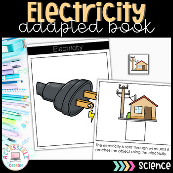 Preview of Electricity Adapted Book for Special Education 