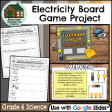Electricity Board Game Project for Google Slides™ (Grade 6