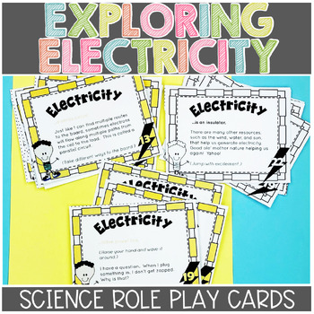Preview of Electricity and Electromagnetism Oral Reading Fluency Task Cards
