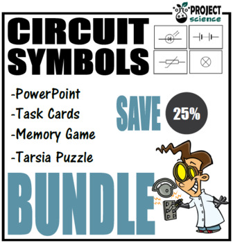 Preview of Electricity Circuit Symbols Bundle