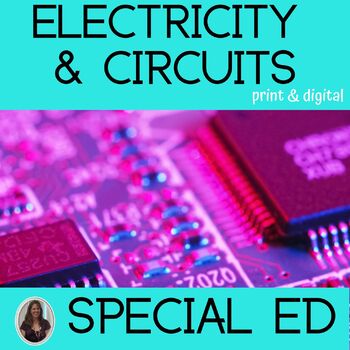Preview of Electricity and Circuits for Special Education PRINT AND DIGITAL