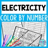 Electricity Color by Number, Reading Passage and Text Marking