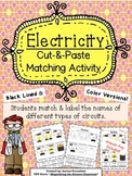 Electricity - Types of Circuits Cut and Paste Matching Activity