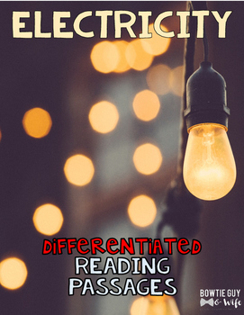 Preview of Electricity Differentiated Nonfiction Reading Passages