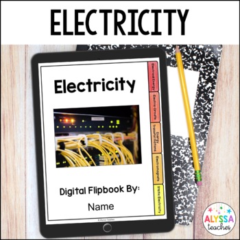 Preview of Electricity Digital Flip Book (SOL 5.4)