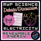 Renewable Energy Discussion - Electricity - Grade 8-10 MYP