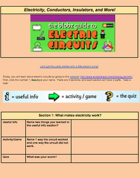 Preview of Electricity Fun!Electricity, Conductors, Insulators, Diagraming Circuits & More!