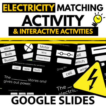 Preview of Electricity - Interactive Activities - Google Slides / Classroom
