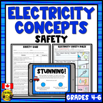 Preview of Electricity | Safety Game and Activities