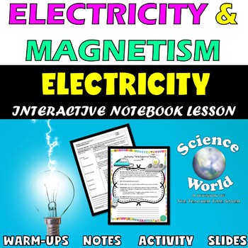 Preview of Electricity Lesson- Physical Science Middle School Unit