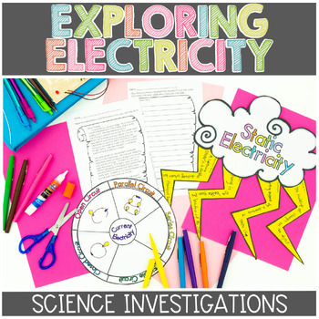 Preview of Electricity Circuits and Electromagnets Labs Reading Passages and Worksheets