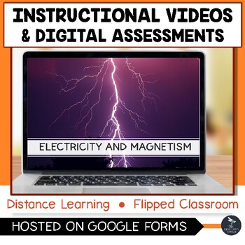 Preview of Electricity & Magnetism Instructional Videos & Digital Quiz