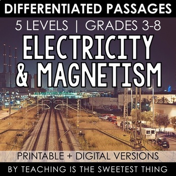 Preview of Electricity & Magnetism: Passages - Distance Learning Compatible