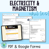 Electricity & Magnetism Unit Test