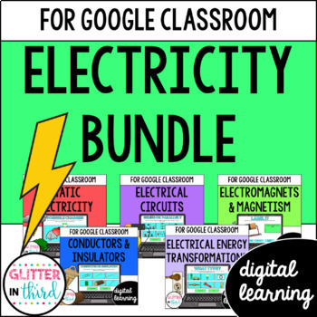 Preview of Electricity & Magnetism Activities for Google Classroom