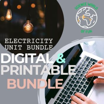 Preview of Electricity & Magnets Notebook Digital Bundle | Physical Science | Google Slides