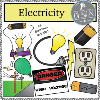 Preview of Electricity Pack (JB Design Clip Art for Personal or Commercial Use)