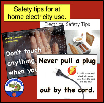 Electricity Safety Rules PowerPoint Distance Learning by HappyEdugator