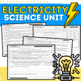 Electricity Science Unit: Passages, Activities, Research, 