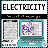 Electricity Secret Message Activity For Google Sheets™
