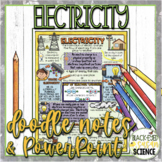 Electricity Doodle Notes & Quiz + PowerPoint