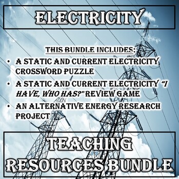Preview of Electricity Teaching Resources Bundle