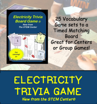 Preview of Electricity Trivia Board Game: Make Learning Fun!